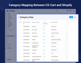 CS-Cart Shopify Connector