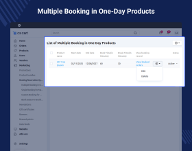 CS-Cart Booking Reservation System