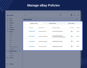 CS-Cart Multi Vendor eBay Connector