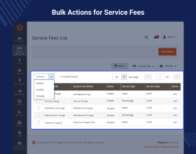 Magento 2 Service Fee