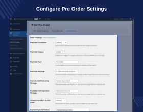 WooCommerce Pre Order Plugin