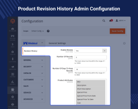 Magento 2 Product Revision History Extension