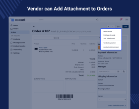 Order Attachment for CS-Cart
