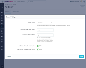 PrestaShop Purchase Order Management | Supplier Management