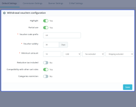 Prestashop Affiliate Program
