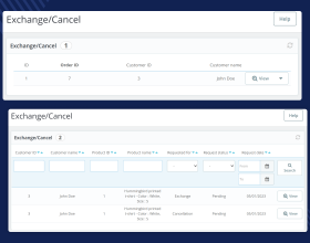 Prestashop Order Exchange/Cancellation