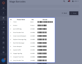 Magento 2 Barcode Extension