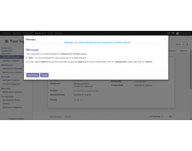 Odoo Equipment Allocations