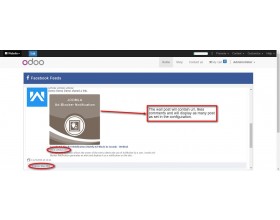 Odoo Website Social Wall Feed