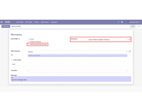 Odoo Nexmo SMS Gateway