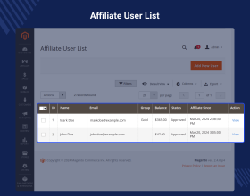 Magento 2 Affiliate Extension