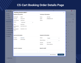 CS-Cart Booking Reservation System