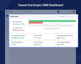 Krayin CRM Multi Tenant SaaS