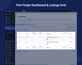 WooCommerce Vehicle Part Finder