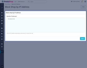 Prestashop Restrict Shop Access by Country, IP and User-Agent