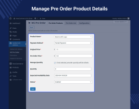 Pre Order for Wordpress WooCommerce