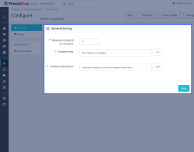 Prestashop Product Comparison