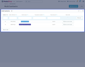 PrestaShop Multi Bank Wire Payment