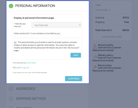 PrestaShop Checkout Custom Fields 