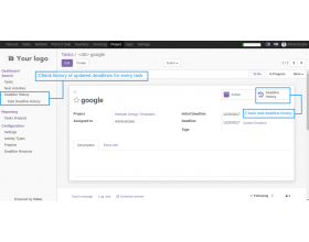 Odoo Task Deadline Manager