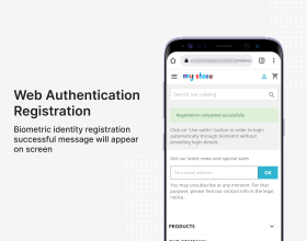 PrestaShop Biometric Web Authentication
