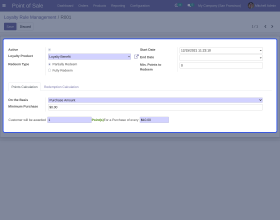 Odoo POS Loyalty & Rewards Program