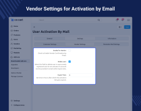 CS-Cart User Activation By Mail