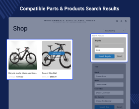 WooCommerce Vehicle Part Finder