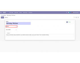 Odoo Nexmo SMS Gateway