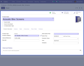 Odoo Subscription Management