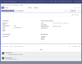 Odoo Marketplace Events Management