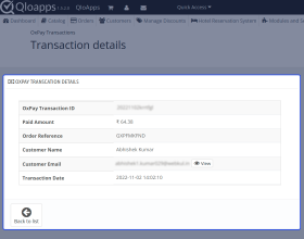 QloApps OxPay Payment