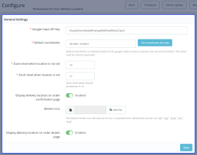 Prestashop Set Your Delivery Location