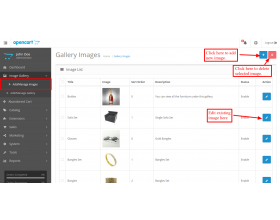 Opencart Image Gallery