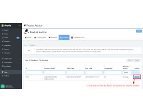 Product Auction for Shopify