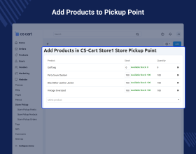 CS-Cart Store Pickup Shipping