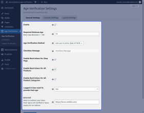 Age Verification System for WooCommerce
