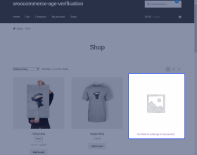 Age Verification System for WooCommerce