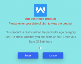 Age Verification System for WooCommerce