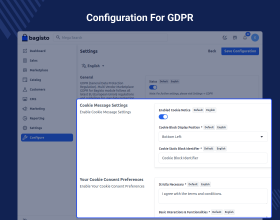 Bagisto eCommerce Marketplace GDPR