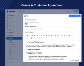 Bagisto eCommerce Marketplace GDPR