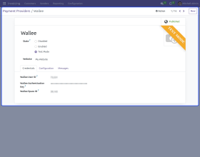 Odoo Website Wallee Payment Acquirer