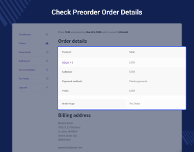 Pre Order for Wordpress WooCommerce