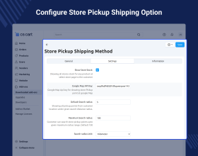 CS-Cart Store Pickup Shipping