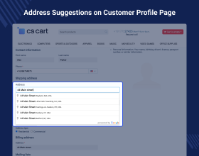 CS-Cart Google Address Autocomplete