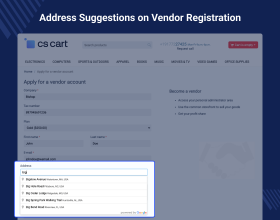 CS-Cart Google Address Autocomplete