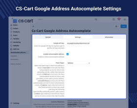 CS-Cart Google Address Autocomplete
