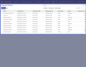 Odoo Employee Reward System