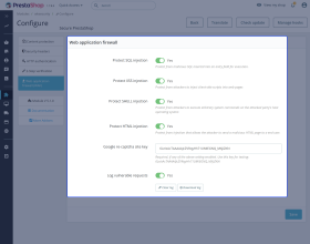 Prestashop Security | Firewall | 2FA | Content Protection