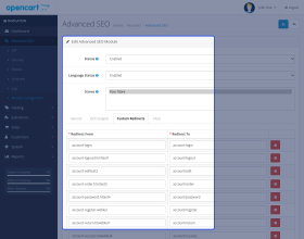 Opencart SEO Extension